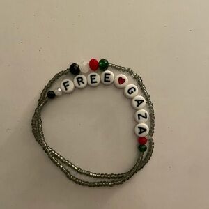 Double sided Palestine bracelet